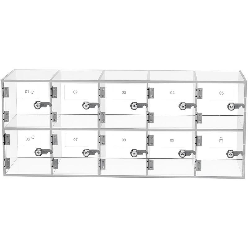 Office Storage Cabinet - Szafka na telefony komórkowe, 10 przegródek,