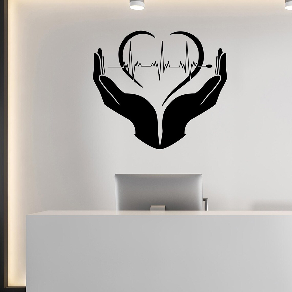Office Furniture Cabinets - Bicie serca tętno winylowa tablica naścienna