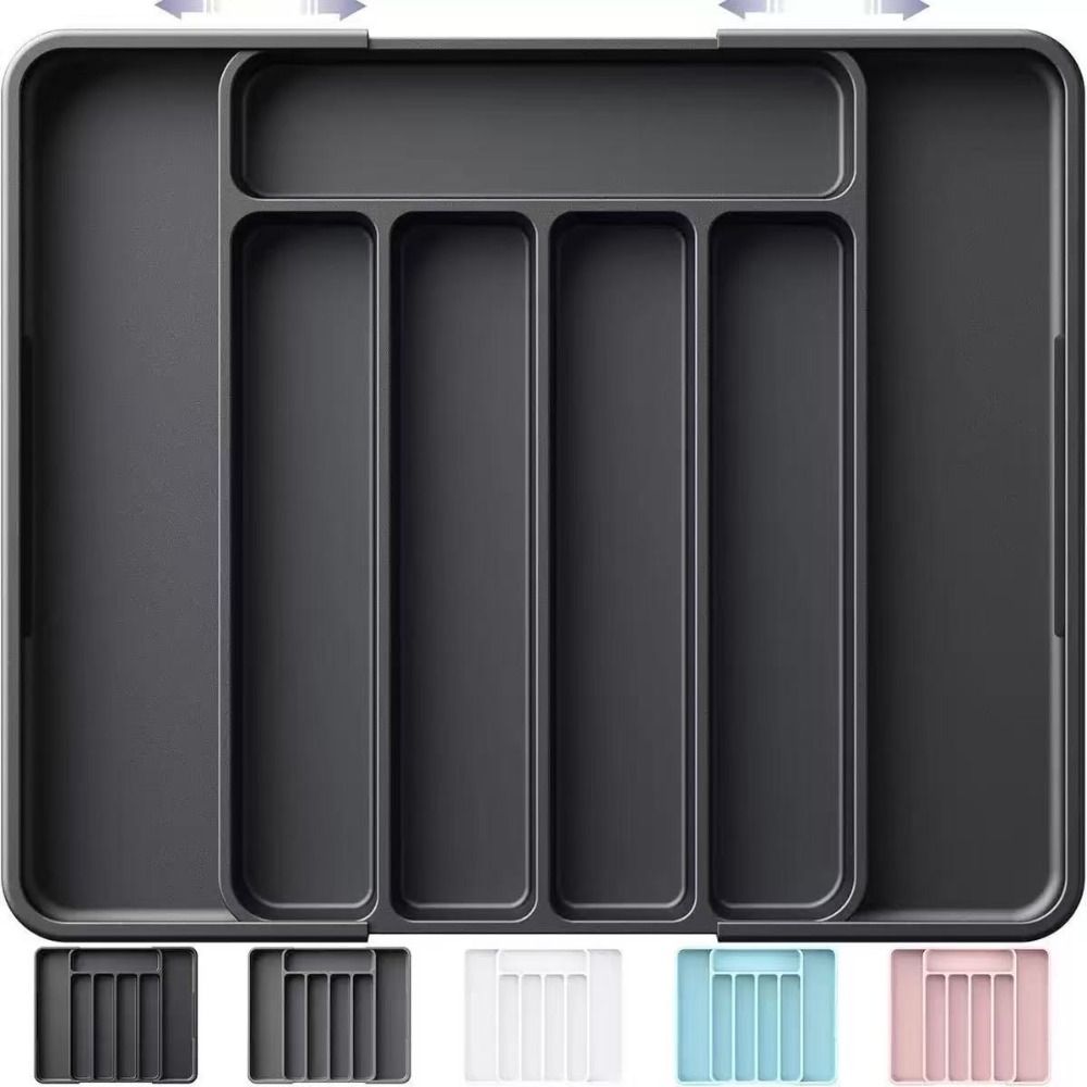 Drawer Organizer Tray - Regulowany organizer do szuflady na sztućce,
