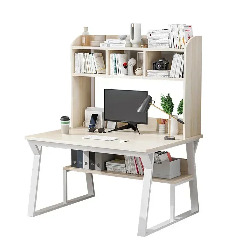Office Furniture Rental - Wytrzymałe biurko komputerowe z półką na