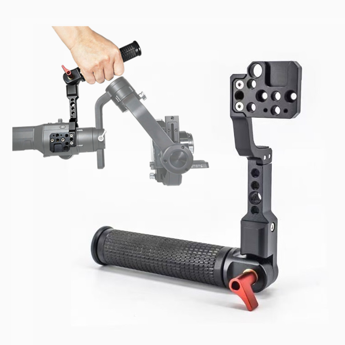 Adjustable Monitor Mount - Uchwyt Ergonomiczny do Stabilizatorów DJI Ronin