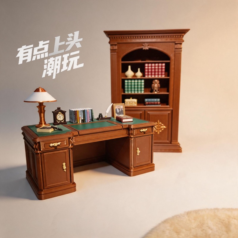 Office Furniture Plan - Oryginalny zestaw miniaturowych krzeseł biurowych w