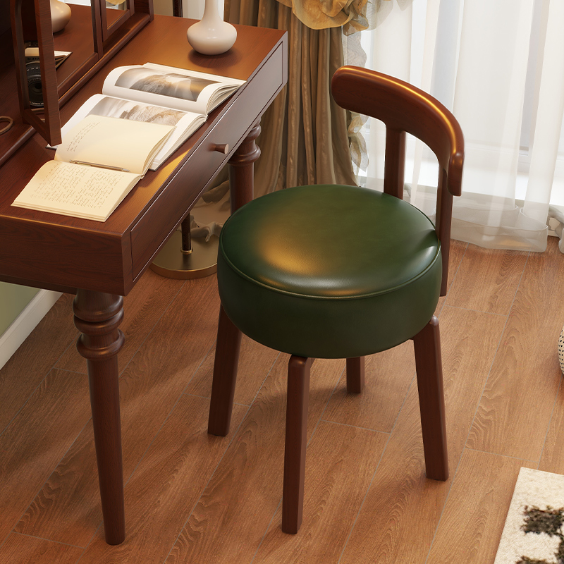 Office Furniture For Home - Krzesło obrotowe do toaletki z litego