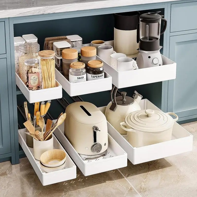Drawer Organizer Tray - Organizer kuchenny wysuwany do szafki, taca