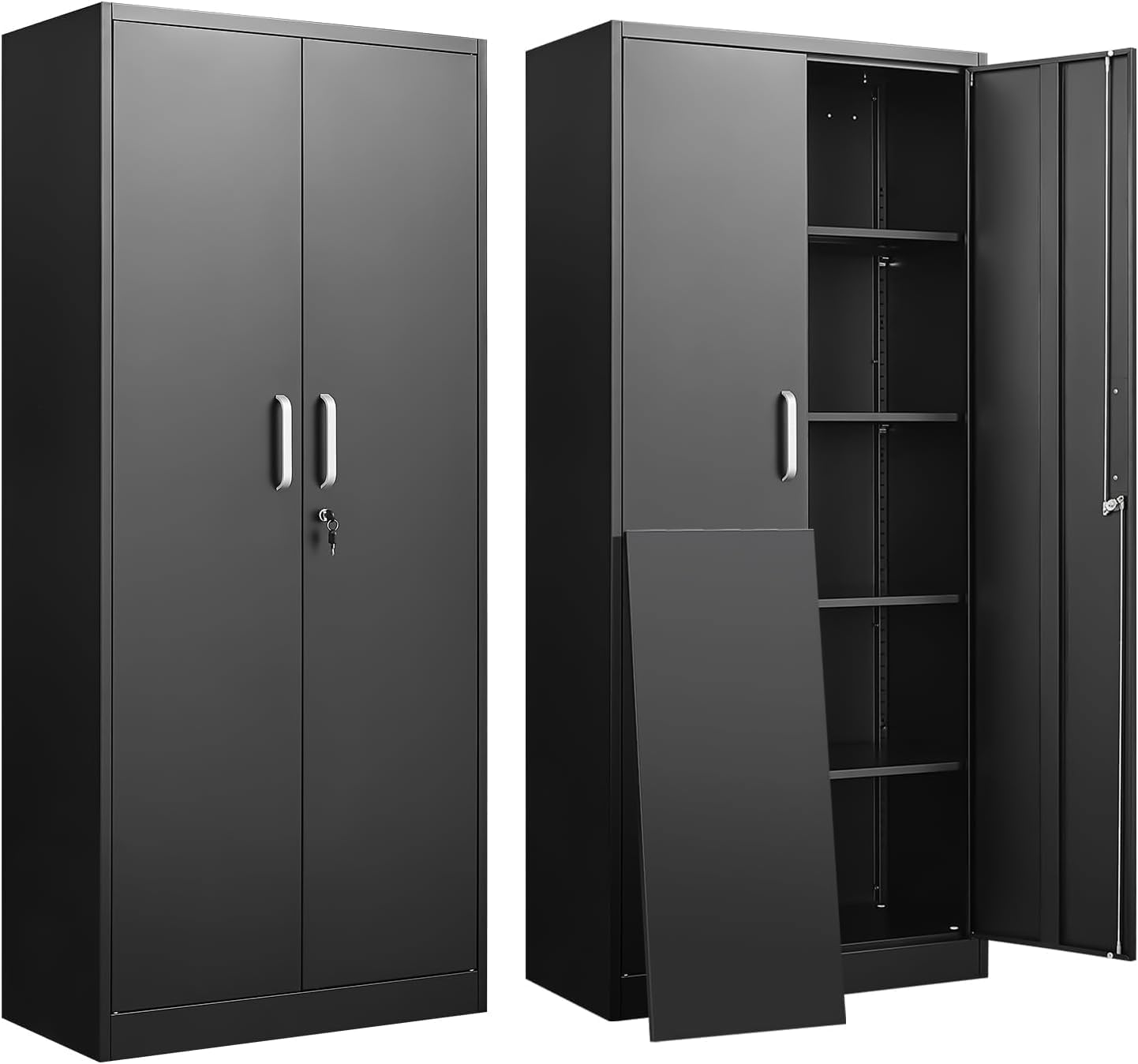 Office Storage Cabinet - Metalowa szafka do przechowywania z regulowanymi