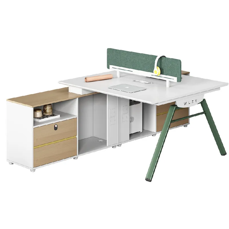 Zestaw biurkowy dla 4 osób z k – Office Furniture Plan recenzja i cena