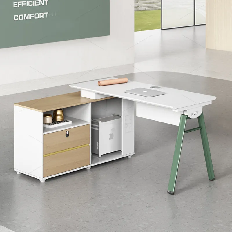 Zestaw biurkowy dla 4 osób z k – Office Furniture Plan recenzja i cena