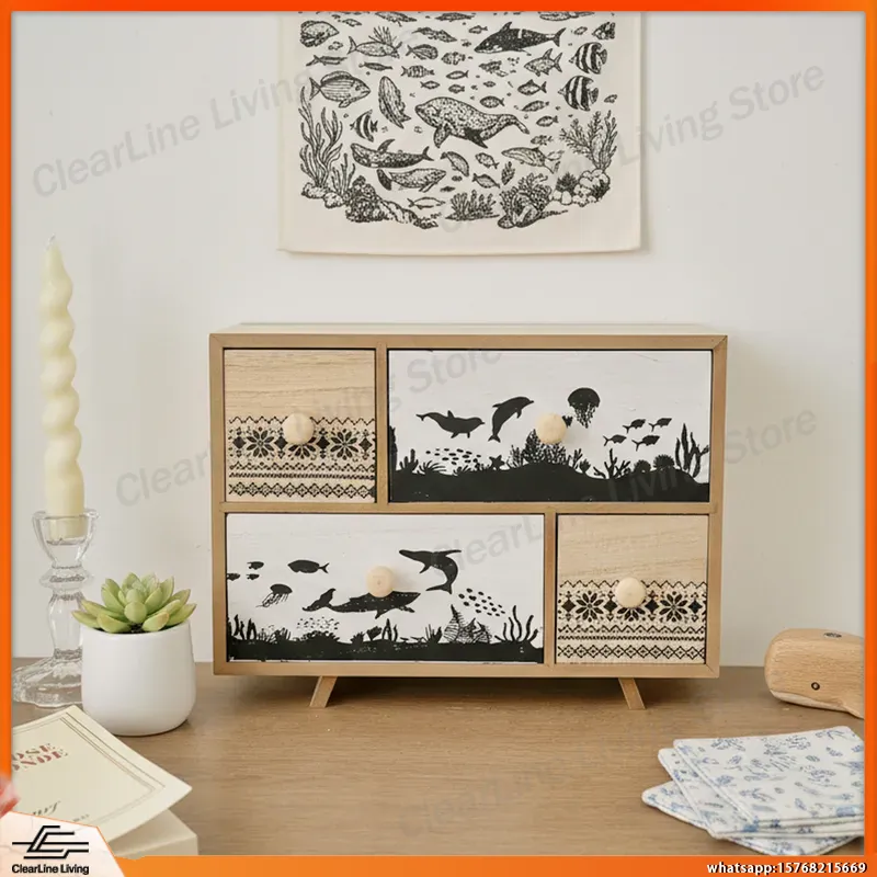 Drewniana szafka biurkowa z sz – Office Storage Cabinet recenzja i cena
