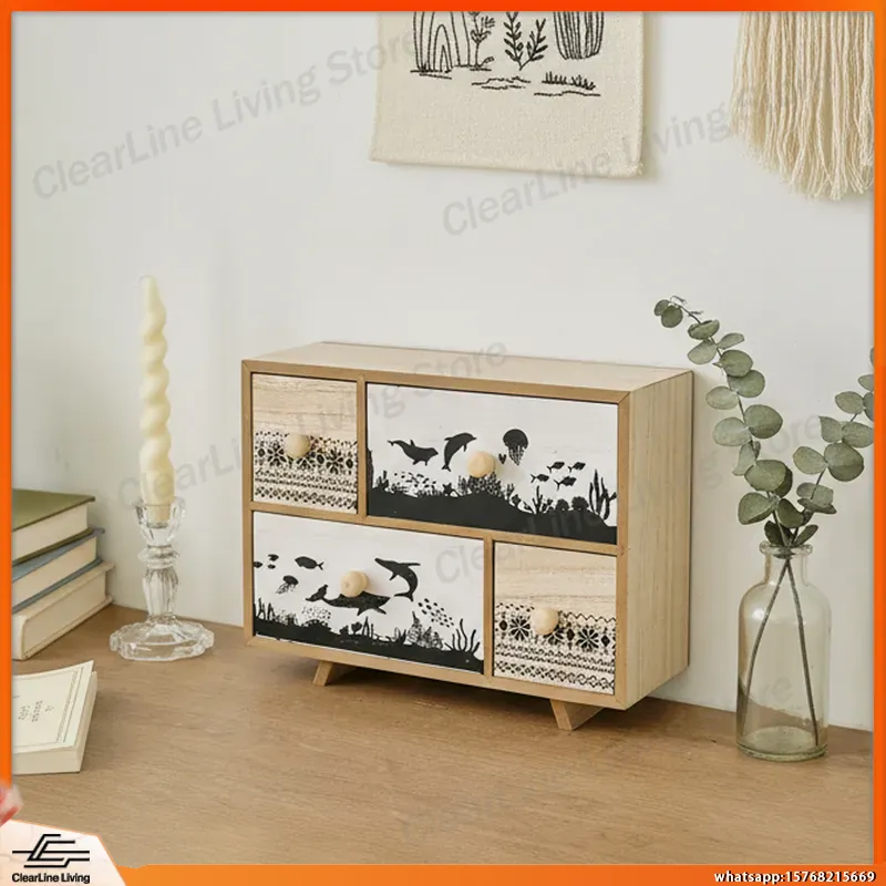 Drewniana szafka biurkowa z sz – Office Storage Cabinet recenzja i cena