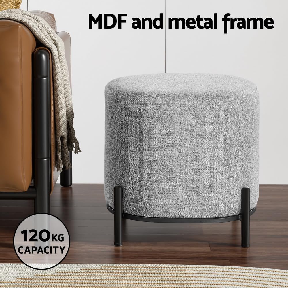 Ottoman, okrągły podnóżek, puf – Office Furniture For Home recenzja i cena