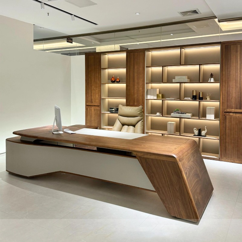 Drewniane biurko biurowe w sty – Office Furniture Dimensions recenzja i cena
