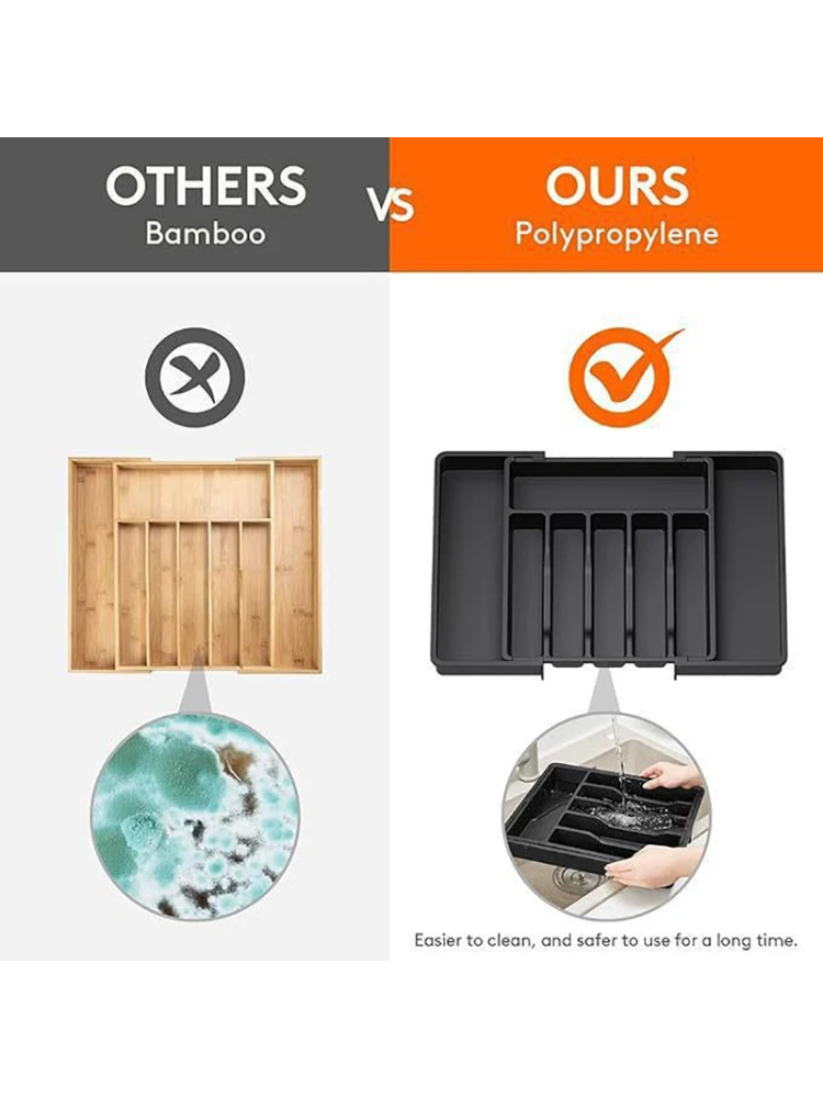 Rozsuwany organizer na sztućce – Drawer Organizer Tray recenzja i cena
