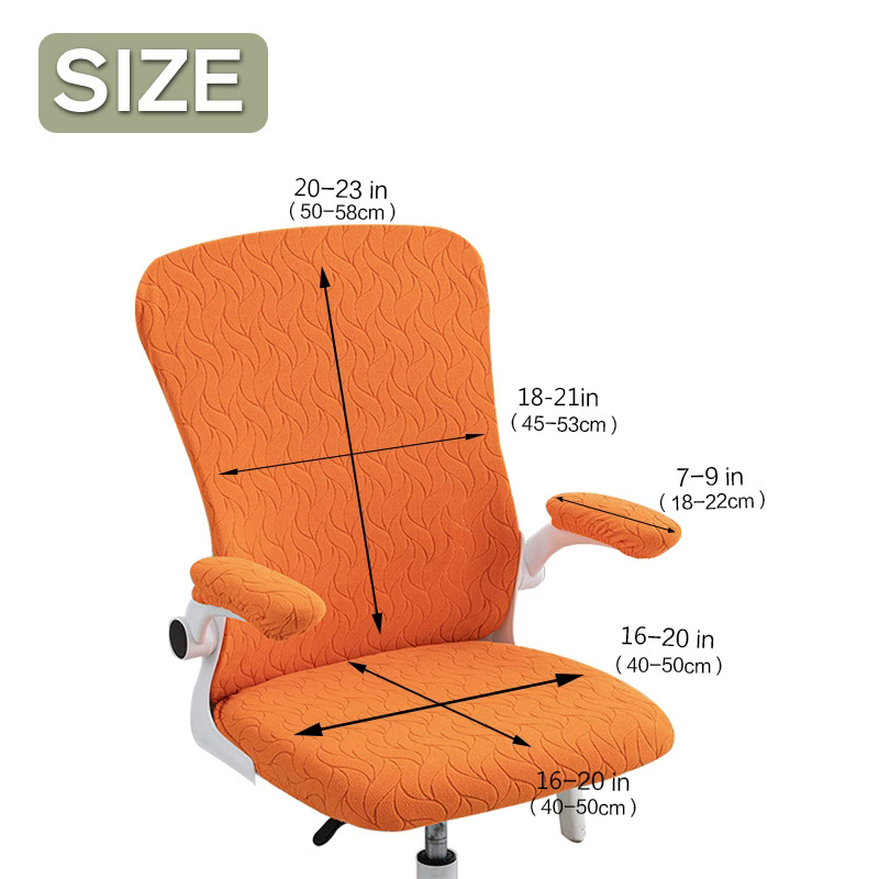 4 szt./zestaw Żakardowe pokrow – Office Furniture Dimensions recenzja i cena