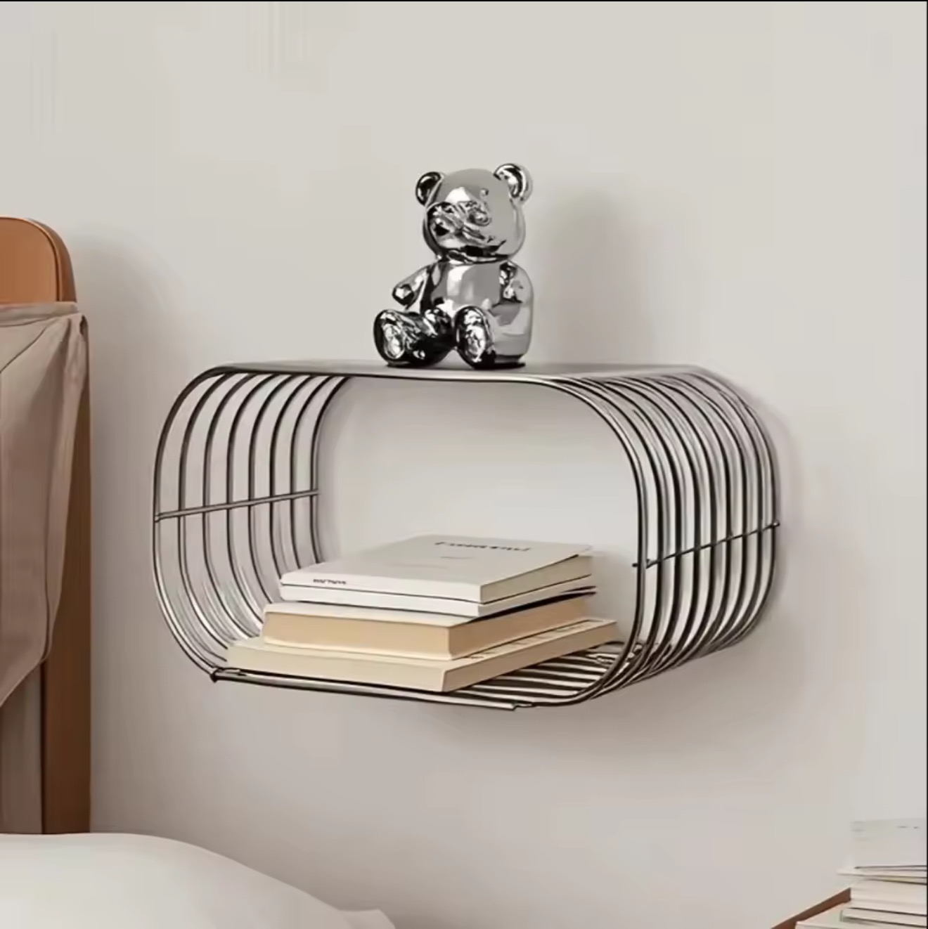 Metalowa półka ścienna, owalna – Office Furniture Plan recenzja i cena