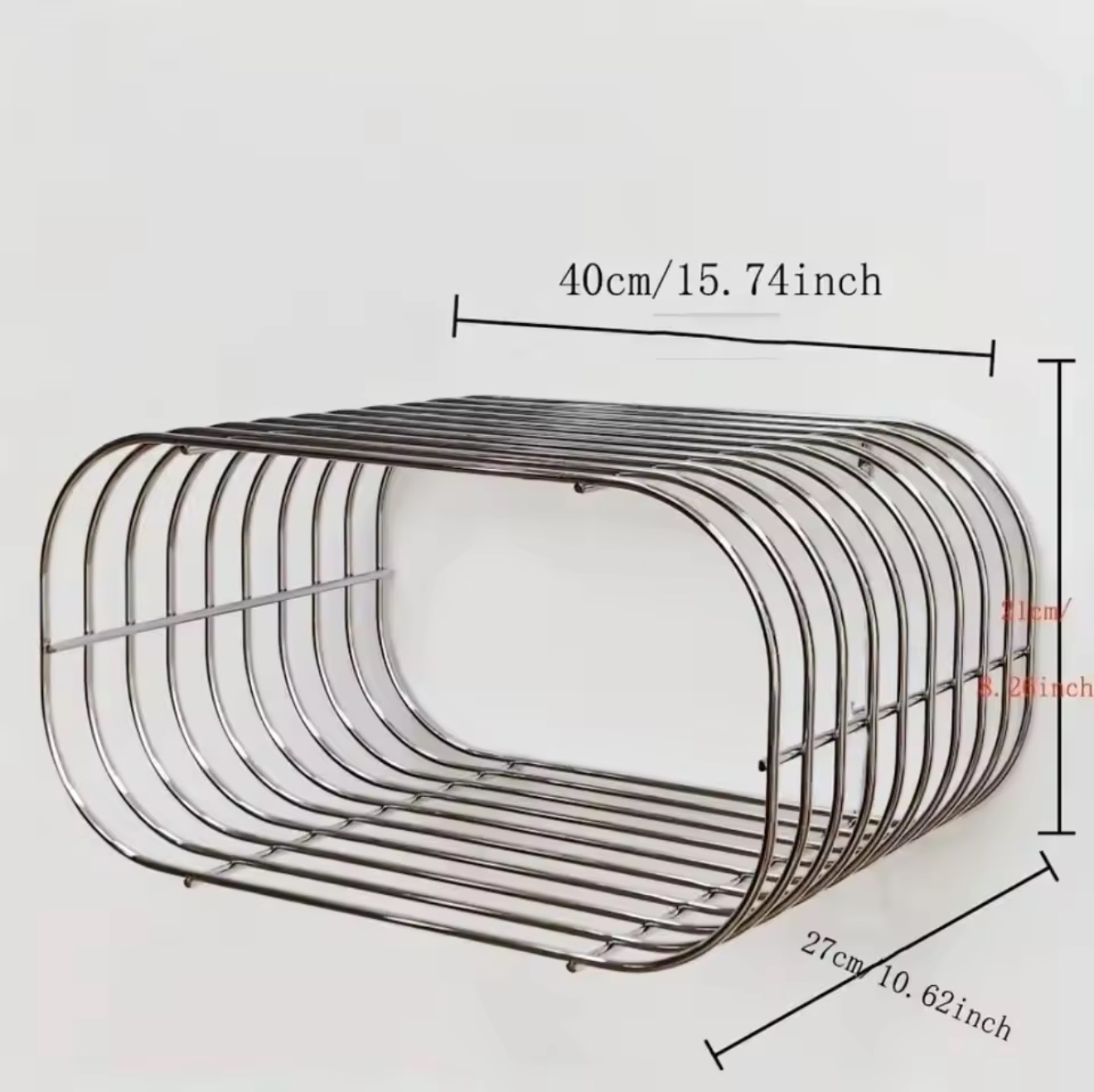 Metalowa półka ścienna, owalna – Office Furniture Plan recenzja i cena